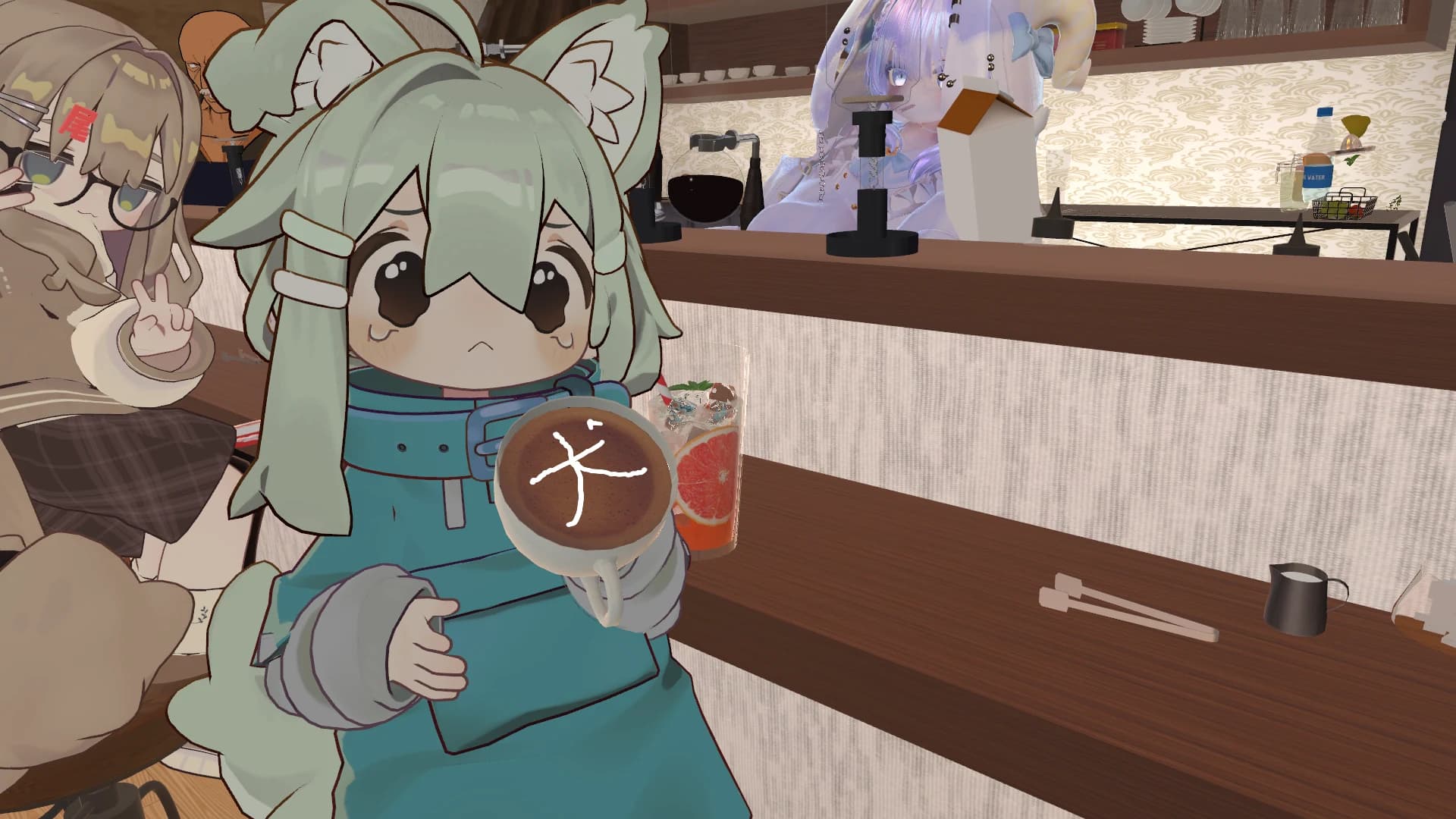 ラテアート頼んだけど.....