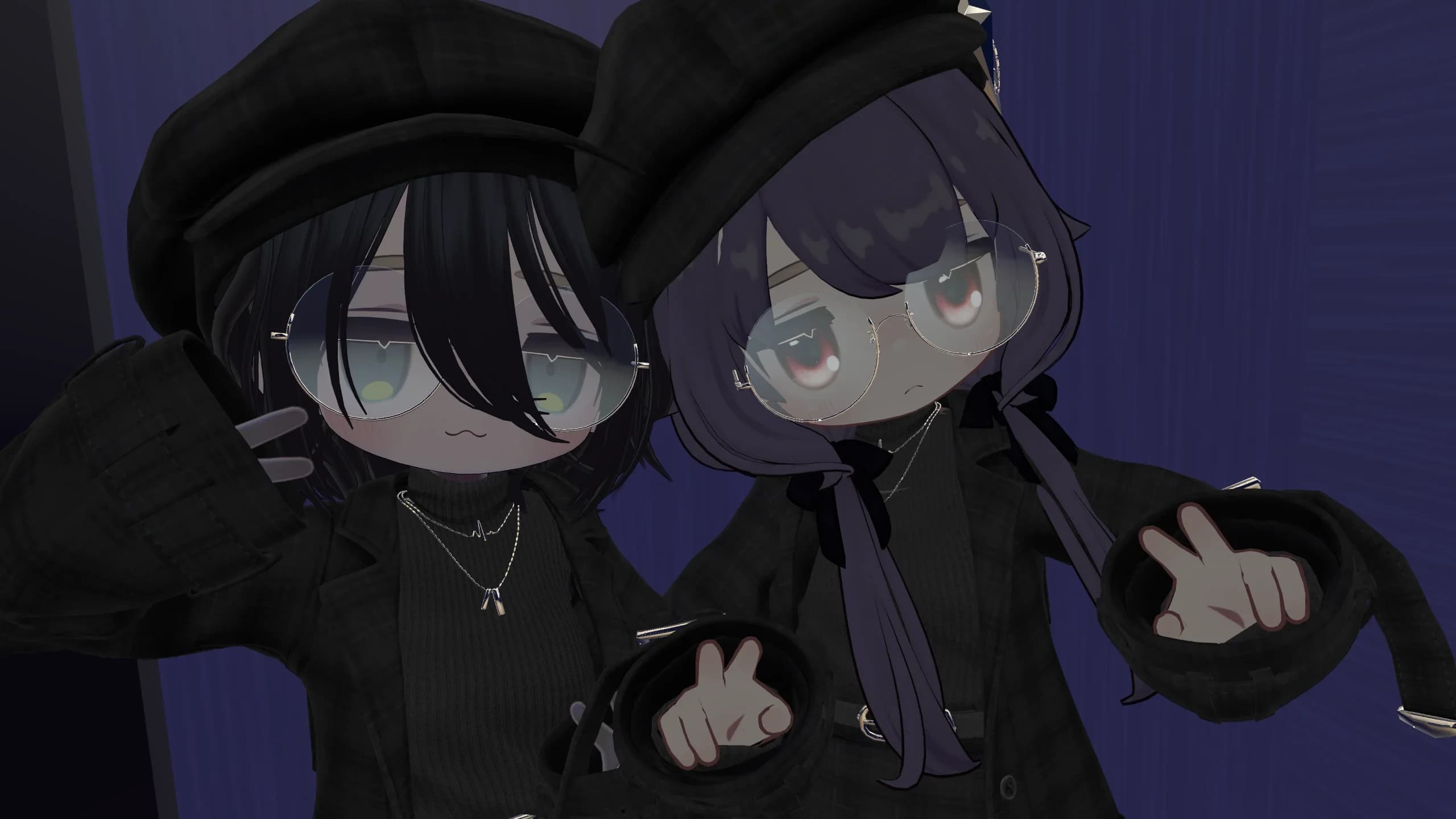 作ったアバターの服 ラピリスさんと一緒だった笑 1